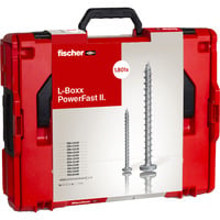 fischer L-BOXX 102 PowerFast II Pan-Head, Set di viti argento