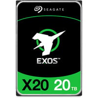 Seagate Enterprise Exos X20 disco rigido interno 20 TB 7200 Giri/min 3.5" Serial ATA III, Hard-disk 20 TB, 7200 Giri/min, 3.5", Serial ATA III, Vendita al dettaglio