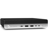 HP Elitedesk 800 G5 DM Ricondizionato, Mini-PC Nero/Argento