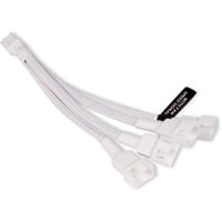 Alphacool Splitter cavo a Y 4 pin a 4x 4 pin PWM, 15 cm bianco
