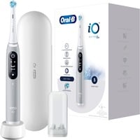 Braun 445258 spazzolino elettrico Adulto Spazzolino a vibrazione Grigio, Spazzolino da denti elettrico grigio, Adulto, Spazzolino a vibrazione, Cura quotidiana, Grigio, Rotondo, OLED
