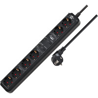 Brennenstuhl Connect Eco-Line ciabatta WiFi 6 prese Nero