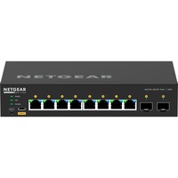 Netgear GSM4210PX Gestito L2/L3 Gigabit Ethernet (10/100/1000) Supporto Power over Ethernet (PoE) Nero, Interruttore Gestito, L2/L3, Gigabit Ethernet (10/100/1000), Full duplex, Supporto Power over Ethernet (PoE), Montaggio rack