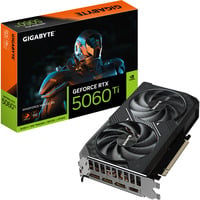 GIGABYTE GeForce RTX 5060 Ti WINDFORCE MAX OC 8G Scheda Grafica – 8 GB GDDR7, 128 bit, PCI-E 5.0, 2587 MHz Frequenza del core, 3 x DisplayPort, 1 x HDMI, NVIDIA DLSS 4, GV-N506TWF2MAX OC-8GD 128 bit, PCI-E 5.0, 2587 MHz Frequenza del core, 3 x DisplayPort, 1 x HDMI, NVIDIA DLSS 4, GV-N506TWF2MAX OC-8GD, GeForce RTX 5060 Ti, 8 GB, GDDR7, 128 bit, 7680 x 4320 Pixel, PCI Express 5.0