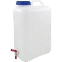 High Peak Tanica d'acqua 19 L, Serbatoio dell'acqua trasparente/Blu