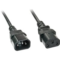 Lindy Cavo di prolunga IEC C14 a IEC C13 Nero