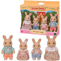 EPOCH Sylvanian Families - Famiglia di Conigli Latte, Giochi di costruzione 