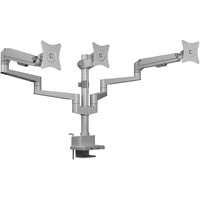 ICY BOX IB-MS525-T 76,2 cm (30") Scrivania Grigio, Argento, Base per monitor grigio, Morsetto/occhiello, 21 kg, 76,2 cm (30"), 100 x 100 mm, Regolazione altezza, Grigio, Argento