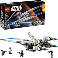 LEGO Star Wars 75399 U-Wing Starfighter Ribelle, Astronave Giocattolo con 3 Minifigure e 1 Droide K-2SO, Regalo per Bambini 8+, Giochi di costruzione Astronave Giocattolo con 3 Minifigure e 1 Droide K-2SO, Regalo per Bambini 8+, Set da costruzione, 8 anno/i, Plastica, 594 pz, 814 g