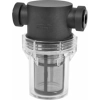 Alphacool Filtro antiparticolato in linea ES Big 2x G1/4" IG/IG Nero/trasparente