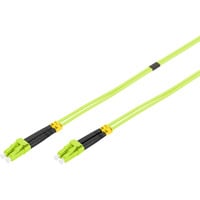Digitus Cavo patch LWL, duplex, connettore LC > LC, multimodo OM5 verde chiaro