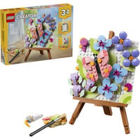 LEGO Creator 3-in-1 Quadro decorativo floreale, Giochi di costruzione 
