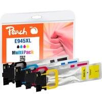 Peach PI200-796 cartuccia d'inchiostro 4 pz Compatibile Resa elevata (XL) Nero, Ciano, Magenta, Giallo Resa elevata (XL), Nero, Ciano, Magenta, Giallo, 90 ml, 66 ml, 4 pz, Confezione combo