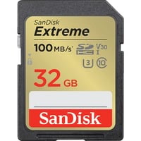 SanDisk Extreme 32 GB SDXC UHS-I Classe 10, Scheda di memoria 32 GB, SDXC, Classe 10, UHS-I, 100 MB/s, 60 MB/s