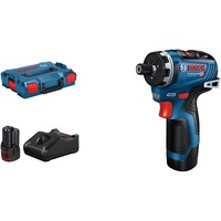 Bosch GSR 12V-35 HX Professional 1750 Giri/min Nero, Blu, Rosso, Cacciavite blu/Nero, Cacciavite elettrico, Impugnatura a pistola, Nero, Blu, Rosso, Senza spazzola, Clip da cintura, 1750 Giri/min
