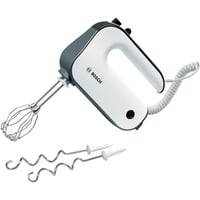 Bosch MFQ49300 Sbattitore, MFQ4, 850 W, Bianco, Mixer manuale bianco/Argento scuro, MFQ4, 850 W, Bianco, Sbattitore manuale, Nero, Acciaio inox, Bianco, Impasto, Miscelatura, Stirring, 1,4 m, Leva, 850 W