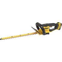 DEWALT Tagliasiepi a batteria DCMHT562P1-QW, 18 Volt giallo/Nero