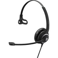 EPOS IMPACT SC 230 Auricolare Cablato A Padiglione Ufficio Nero, Argento, Headset Nero, Cablato, Ufficio, 50 - 18000 Hz, 58 g, Auricolare, Nero, Argento