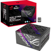 ASUS ROG Strix 850W Platinum (ROG Equalizer), Alimentatore PC Nero, 850 W, 100 - 240 V, Attivo, 130 W, 850 W, 130 W