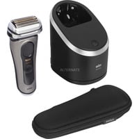Braun Series 9 Pro+ 9565cc Wet & Dry Rasoio Trimmer Metallico argento/Nero, Rasoio, Metallico, Batteria, 60 min, Scatola, 1 pz