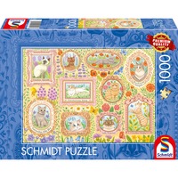 Schmidt Spiele Gatti nobili in splendore floreale, Puzzle 