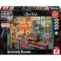 Schmidt Spiele Steve Read: Secret Puzzles - Nella stanza da cucito 