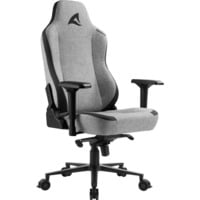 Sharkoon SKILLER SGS40 Fabric Seduta imbottita Schienale imbottito, Sedili di gioco grigio/Nero, Seduta imbottita, Schienale imbottito, Grigio, Grigio, Tessuto, Schiuma, Tessuto, Schiuma