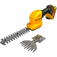 Stanley Forbice a batteria per erba/cespugli, 18 Volt, Rifilasiepi Nero/Giallo
