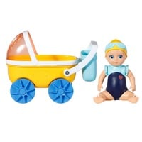 ZAPF Creation BABY born Splish Splash Pram with Emma, Gioco figura BABY born Splish Splash Pram with Emma, Bambola da bagno, Bambino/Bambina, 1 anno/i, Multicolore