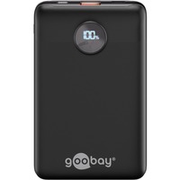 goobay Powerbank Compatto 10.000 mAh Nero