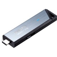 ADATA AELI-UE800-2T-CSG unità flash USB 2 TB USB tipo-C 3.2 Gen 2 (3.1 Gen 2) Argento, Chiavetta USB alluminio (spazzolato), 2 TB, USB tipo-C, 3.2 Gen 2 (3.1 Gen 2), 1000 MB/s, Lamina di scorrimento, Argento