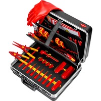 KNIPEX Valigetta per attrezzi "Basic" E-Mobilità, 34 pezzi, Set di strumenti Nero