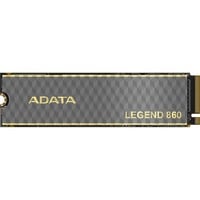 ADATA LEGEND 860 SLEG-860-2000GCS drives allo stato solido 2 TB M.2 PCI Express 4.0 NVMe 3D NAND, Disco a stato solido 2 TB, M.2, 6000 MB/s