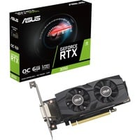 ASUS GeForce RTX 3050 LP BRK OC Edition NVIDIA 6 GB GDDR6, Scheda grafica GeForce RTX 3050, 6 GB, GDDR6, 96 bit, 7680 x 4320 Pixel, PCI Express 4.0