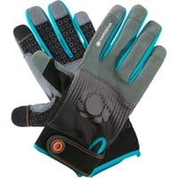 GARDENA 11520-20 Guanto protettivo Guanti da giardinaggio Nero, Blu, Grigio Cotone, Elastan, Nylon, Poliestere, Poliuretano, Gomma Guanti da giardinaggio, Nero, Blu, Grigio, M, SML, Cotone, Elastan, Nylon, Poliestere, Poliuretano, Gomma