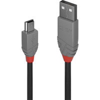 Lindy Cavo USB 2.0 Tipo A a Mini-B, Anthra Line grigio