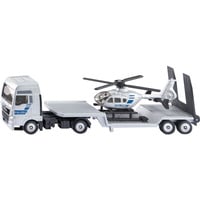 SIKU SUPER MAN camion con elicottero della polizia, Veicolo modello 