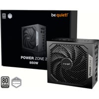 be quiet! POWER ZONE 2 850W alimentatore per computer 20+4 pin ATX ATX Nero, Alimentatore PC Nero, 850 W, 100 - 240 V, 920 W, 50/60 Hz, 10 A, 5 A
