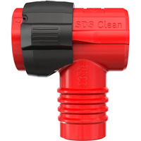 fischer Connettore per punta a tazza FHD II C, Allegato aspirapolvere rosso/Nero