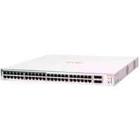 Hewlett Packard Enterprise Aruba Instant On 1830 48G 24p Class4 PoE 4SFP 370W Gestito L2 Gigabit Ethernet (10/100/1000) Supporto Power over Ethernet (PoE) 1U, Interruttore Gestito, L2, Gigabit Ethernet (10/100/1000), Supporto Power over Ethernet (PoE), Montaggio rack, 1U
