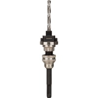 Bosch 2 609 390 590 accessorio per attacco del trapano Adattatore per la sega a tazza Adattatore per la sega a tazza, Nero, Metallico, 1 pz
