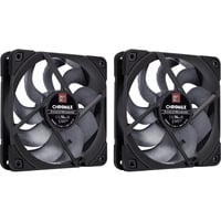 Noctua NF-A12x25 G2 PWM Sx2-PP chromax.black, Ventola Nero