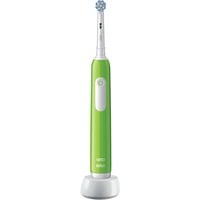 Braun Junior 8006540743027 spazzolino elettrico Bambino Spazzolino rotante Verde, Spazzolino da denti elettrico Bambino, Spazzolino rotante, Cura quotidiana, Sensibile, Sbiancante, Verde, 2 min, Morbido