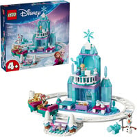 LEGO Disney Princess Elsa e la corsa sulla slitta intorno al palazzo di ghiaccio, Giochi di costruzione 