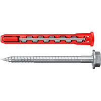 fischer Tassello a gambo lungo HybridPower 10x90 FUS K rosso/grigio
