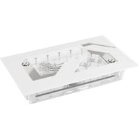 Alphacool Apex Distroplate, Distributore bianco/trasparente