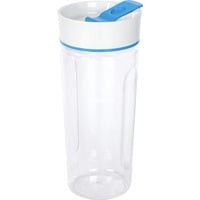 Braun MultiQuick 5 Vario Fit Blend & Go bottiglia sportiva, tappo, Scritto bianco/trasparente