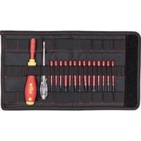 Wiha Cacciavite con porta punte electric slimVario set di avvio rosso/Giallo
