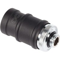 Alphacool ES Schnellverschluss BLH1A PushIn Femmina AG, Connessione cromo/nero (opaco)