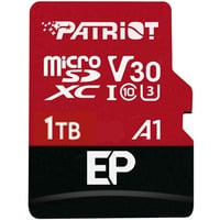 Patriot EP Series 1 TB microSDXC, Scheda di memoria rosso/Nero